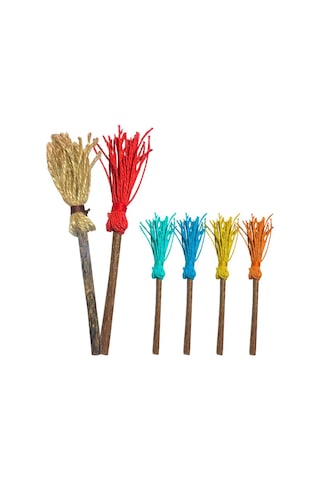 Matatabi Cats Süpürge Doğal Çiğneme Çubuğu İpli Kedi Oyuncağı 2'li 18 CM