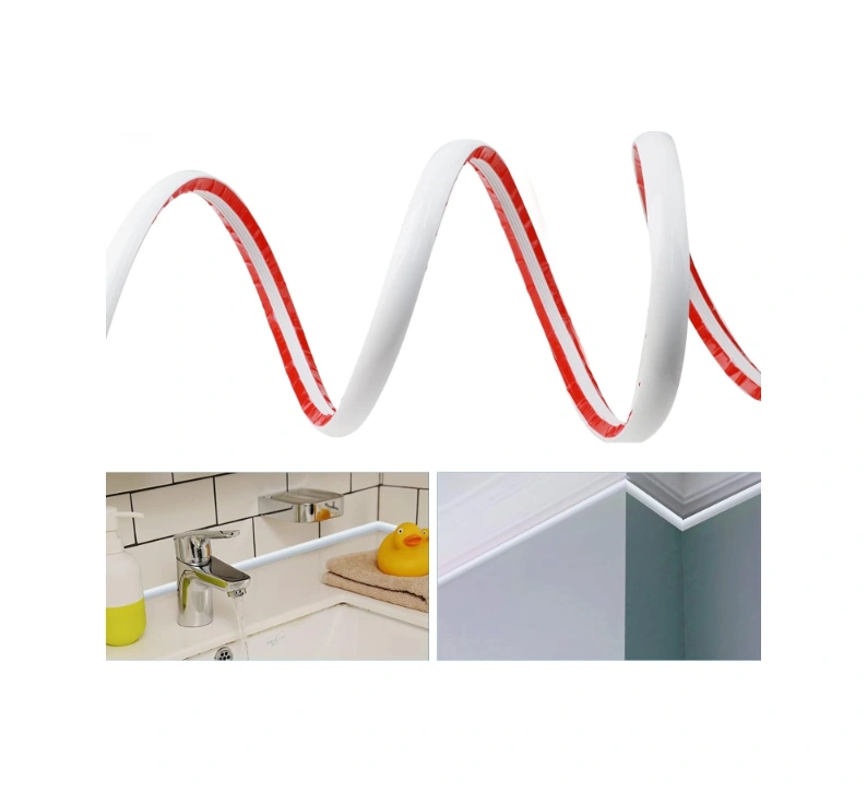 River World 2 Metrelik Lavabo Kenarı Su Bariyeri Kendinden Yapışkanlı Çok Renkli