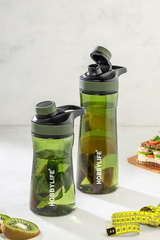 2 Li Set 730ml 530ml. Su Matarası Su Şişesi Suluk Bpa Içermez Yeşil Yeşil