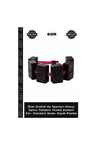 Özel Üretim Su Sporları Havuz Sporu Yetişkin Yüzme Kemeri Tür: Standart Renk: Siyah-pembe Siyah - Pembe