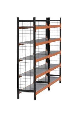 Tr 5 Katlı Duble Dekoratif Midi Rack - Ekonomik Depo,arşiv, Kiler Rafı Diğer