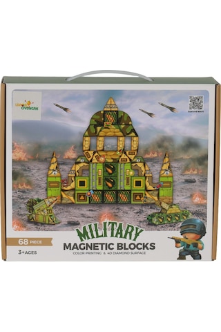 2207 Manyetik Bloklar Puzzle 68 Parça
