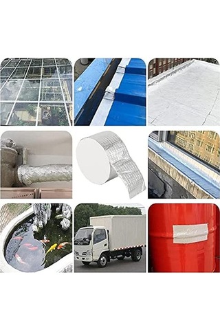 Bondit Süper Güçlü Su Sızdırmaz Çamur Bant Çatı Boru Tamir 50 mm