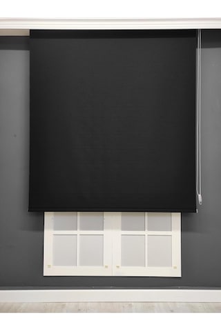 Venassa Siyah Stor Zebra Güneşlik Perde