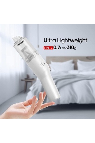 Besthome1 120w Hızlı Şarjlı Kablosuz Araç Vakumu, 10000pa Güçlü Emiş, Taşınabilir Hafif, Kuru Islak Temizlik İçin