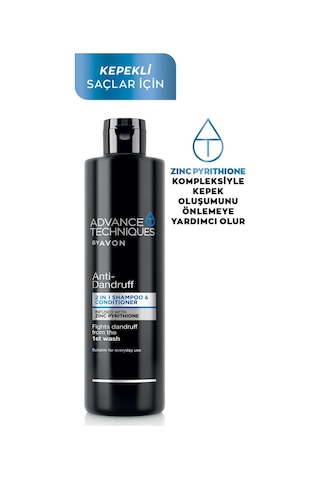 Avon Advance Techniques Kepek Karşıtı 2'si 1 Arada Şampuan + Saç Kremi 2 x 400 ML