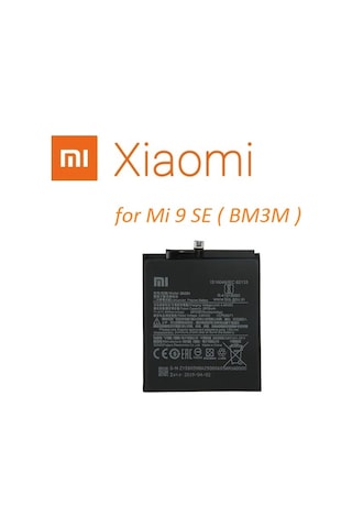 Xiaomi Mi 9 Se Bm3M Batarya - 3070 Mah
