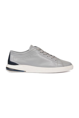 Greyder 67852 Mr Trendy Deri Sneaker Erkek Casual Ayakkabı Gri