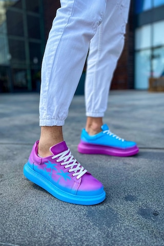 Ch254 - Cbt Pittura Erkek Ayakkabı 555 Mıamı Heat Çok Renkli