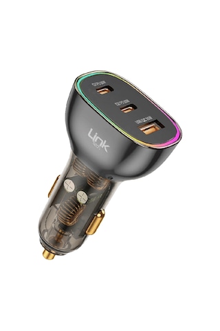 Linktech C506 80w 2xpd 30+20w Usb Araç İçi Şarj Adaptörü Başlık -