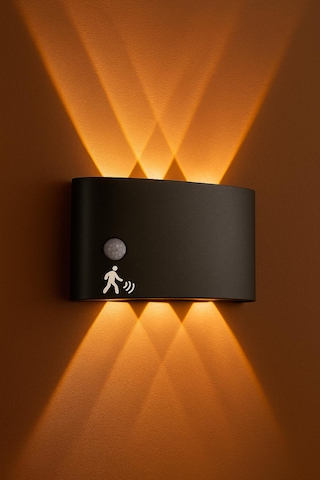 Aplix Vento Sensörlü Led Duvar Apliği Amber 100 Adet