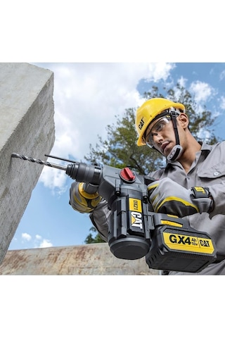 Cat DX21 18Volt 4.0Ah 2.2J Li-ion Çift Akülü Şarjlı Kömürsüz Profesyonel Sds-Plus Pnömatik Kırıcı/Delici