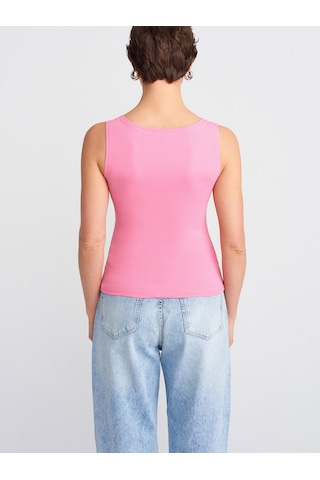 Dilvin 71782 Kar Yıkama Denim Mom Pantolon-mavi Mavi