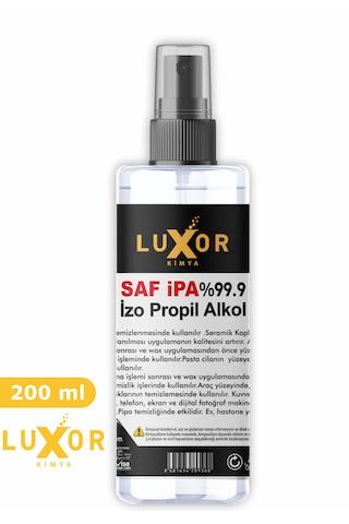 Luxor Kimya Saf İpa %99 İzopropil Alkol 2 X 200 Ml