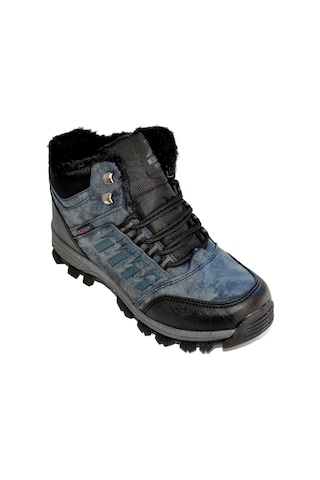 Erkek Su Ve Soğuk Geçirmez Kar Kürklü Fermuarlı Kışlık Bot