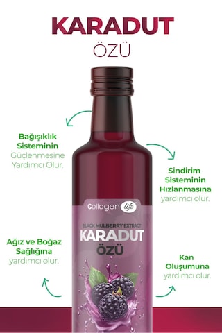 Collagen Life Karadut Özü 670 Gr 2'li