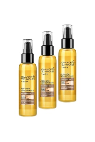 Avon Advance Techniques Argan ve Hindistan Cevizi Yağı Saç Bakım Yağı 3 x 100 ML