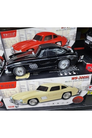 Ws-300sl Klasik Benz Model 10w Bluetooth Hoparlör Fm Radyo Usb 4741