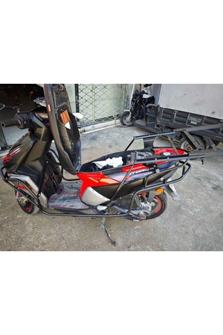 Tvs Ntorq Koruma Ve Kızaklı Çanta Demiri Kurye Paket