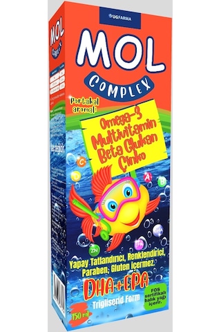 Mol-Complex Portakal Aromalı Şurup 2 x 150 ML