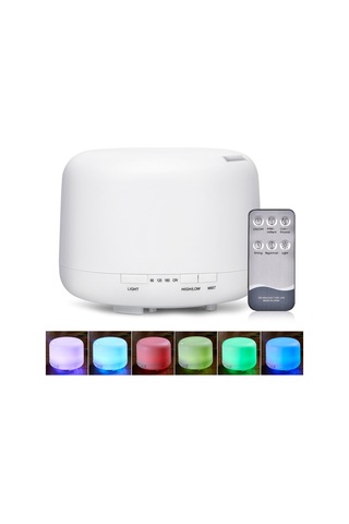 Suofeng 500ml Uyumlu Led Işık Ve Uzaktan Kumanda İle Ultrasonik Nemlendirici Aromaterapi Dağıtıcı Avrupa Standartı