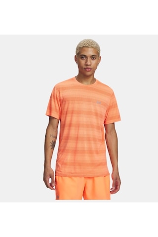 Under Armour Velociti Ss Erkek T-shirt 6009517-824 Turuncu