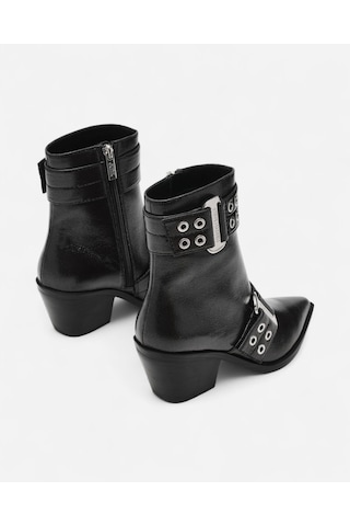 Steve Madden Splurge Blk Crınkle Kadın Siyah Topuklu Bot Splurge