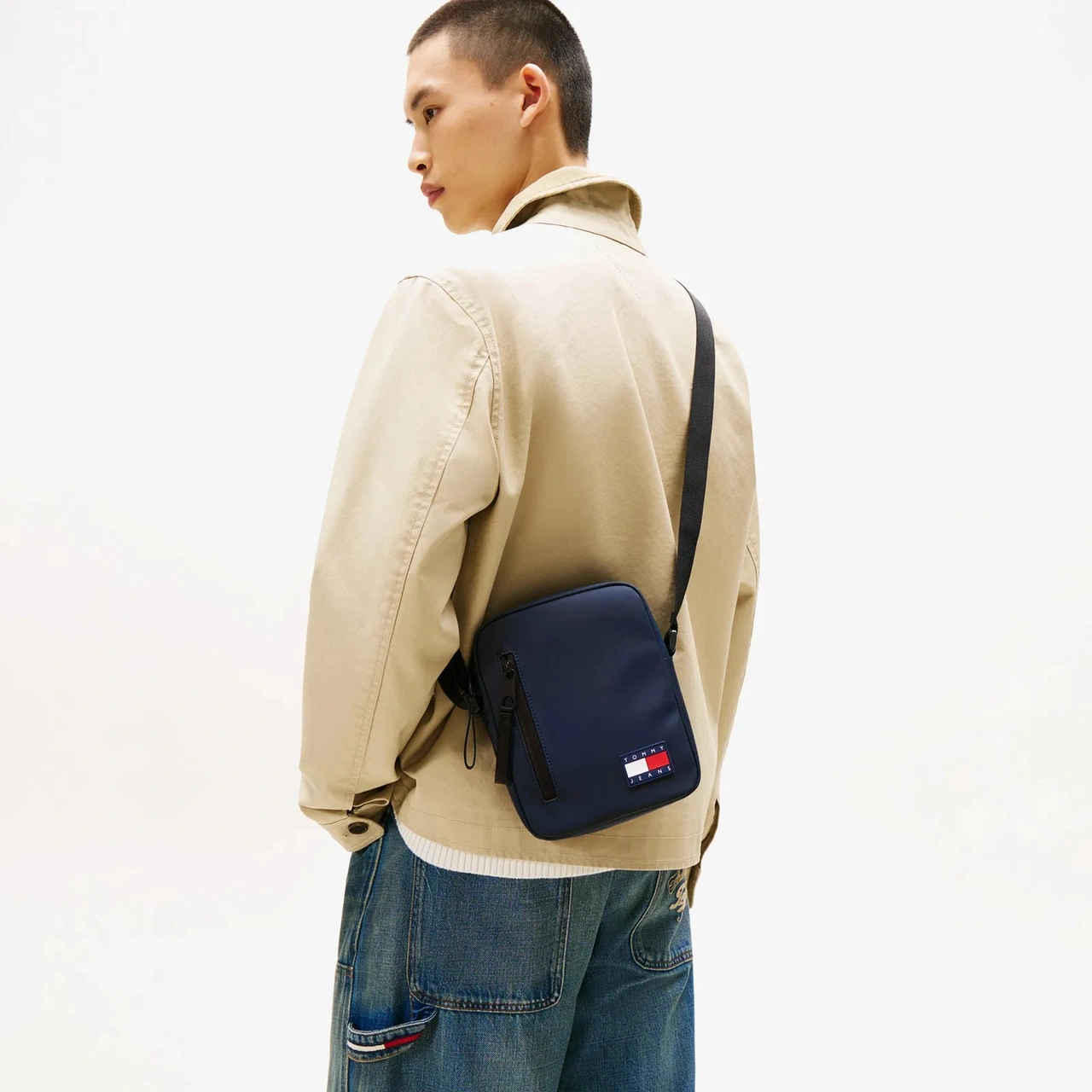 Tommy Hilfiger Erkek Çapraz Çanta Am0am13396c1g Mavi