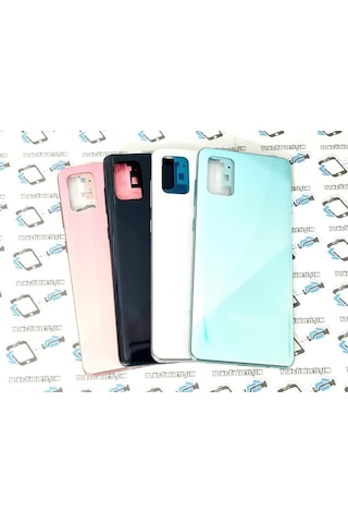 Samsung Galaxy Uyumlu (Sm-A715) A71 Kasa Arka Pil Batarya Kapağı (Yan T (275883624)