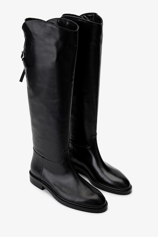 Valmenti Kadın Hakiki Deri Siyah Deri Casual Çizme 1046 22391 Bn Czm Sk24-25 Sıyah Dr Siyah Deri