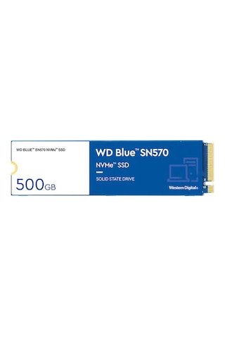 WD Blue Sn570 WDs500G3B0C 500Gb 3500 2300 Nvme PCIe M 2 Ssd