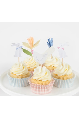 Meri Meri - Easter Cottage Cupcake Kiti - 24 Adet