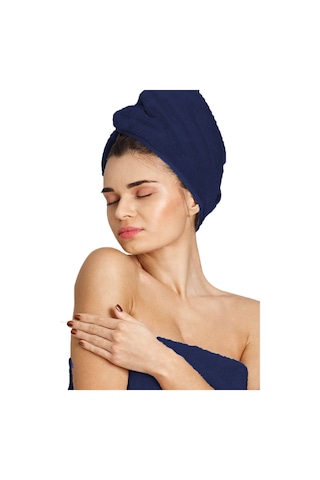 6 Lı Premium %100 Pamuklu Kuaför & Berber Saç Havlusu 50x90 Cm Lacivert