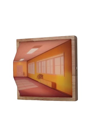 3d Stereoskopik Görsel Duvar Lambası Başucu Dekoratif Lambaları B Diğer