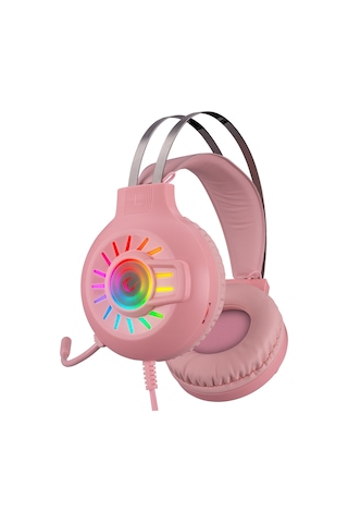 Rampage RM-K44 Zengibar 7.1 Surround Mikrofonlu RGB Kulak Üstü Oyuncu Kulaklığı
