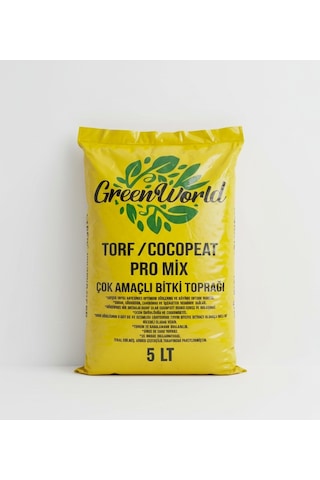 5 Litre İthal Çok Amaçlı Bitki Toprağı Torf Cocopeat Kokopit