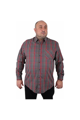 Moc Grande Mocgrande Büyük Beden Erkek Cepli Gömlek Estacional 23372 HAKI