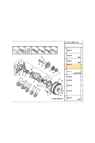 Krank Kasnağı 106 405 Partner Berlingo Saxo 2521512001-0515.j3