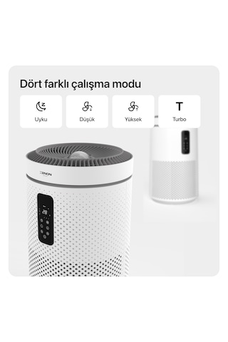 Xenon Smart Akıllı Hava Temizleyici Sessiz Gece Lambalı Aromaterapi Özellikli Air Purifier X7421