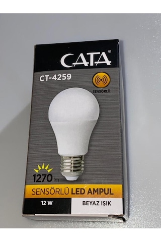 Ct-4259 Sensörlü Ampul Beyaz