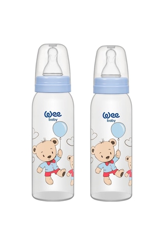 Klasik Pp Biberon 250 ML - Mavi (2'Lİ SET)