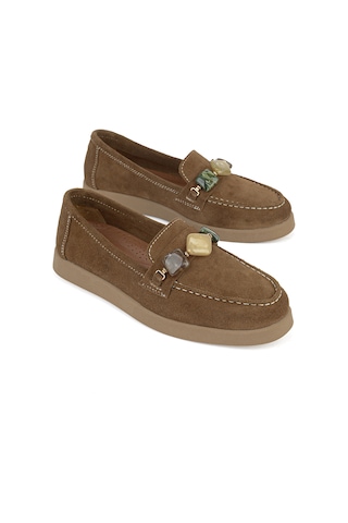 Ziya, Kadın Hakiki Deri Loafer Ayakkabı 161359z710 Caramel 161359z710 809