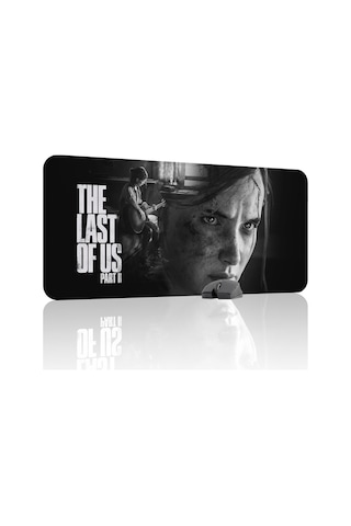 The Last Of Us Kaymaz Dikişli Kauçuk Oyuncu Mousepad V1 - 90x40 Xxl Gaming Mouse Pad Fare Altlığı