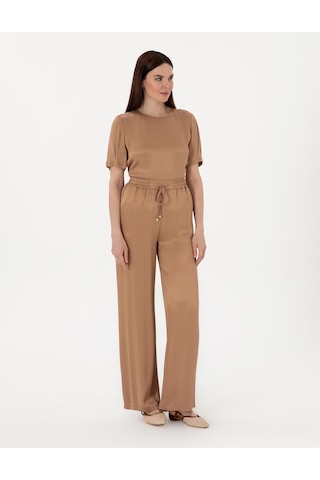 Pierre Cardin Kadın Kahverengi Pantolon Kanvas-chino 50301237-vr029 Kahverengi