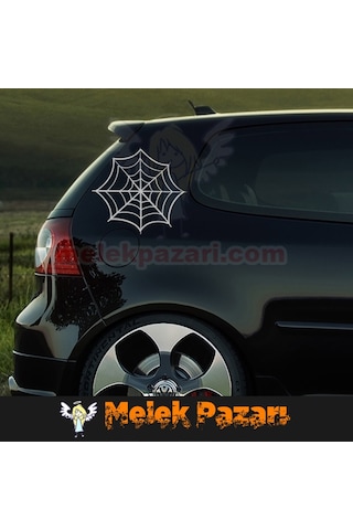 Örümcek Ağı Oto Sticker