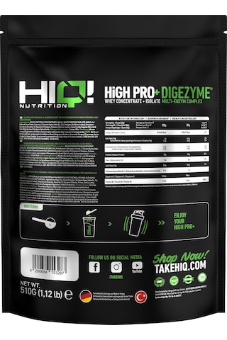 Hıq High Pro+ 510gr Chocobanana Flavored