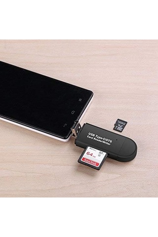 Micro Sd Otg/usb Çoklu Kart Okuyucu Telefon Ve Bilgisayar Uyumlu