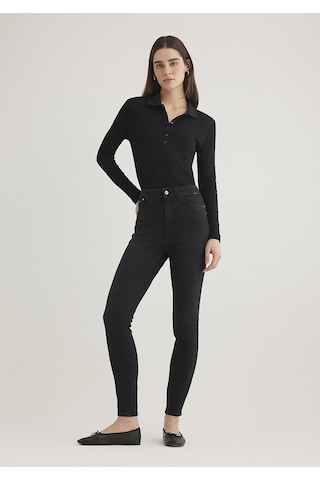 Mavi - Serenay Koyu Dumanlı Gri Gold Premium Jean Pantolon 100980 Gri
