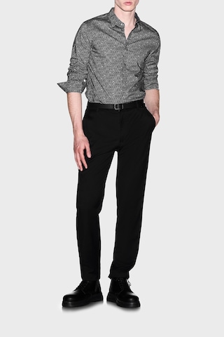 Armani Exchange Tamamı Logolu Slim Fit Uzun Kollu Gömlek Erkek Gömlek Xm000625 Af13184 Fc342 Siyah SİYAH