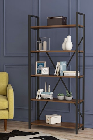 Wood House - Eftelya Kitaplık Ceviz